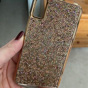 Gold Sparkle iPhone X Case